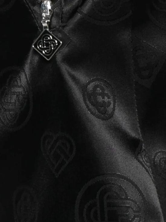 25FW 카사블랑카 미디 스커트 AW25SK18001 BLACK Black - CASABLANCA