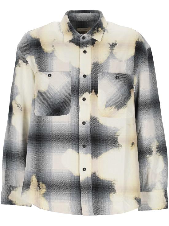 25FW 아미시 셔츠 AMU101 CN380102C0533 Grey black