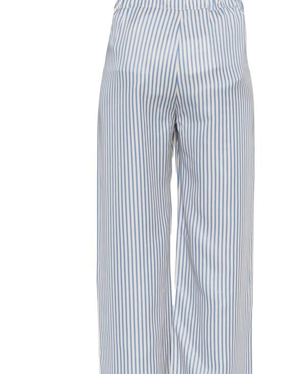 25FW 메종 라비쉬 스트레이트 팬츠 YWOUDINSTRIPES STRIPES CREAM BLUE - MAISON LABICHE