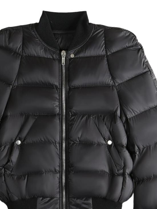 25FW 릭 오웬스 숏패딩 RP02E4777 NPD109 Black - RICK OWENS