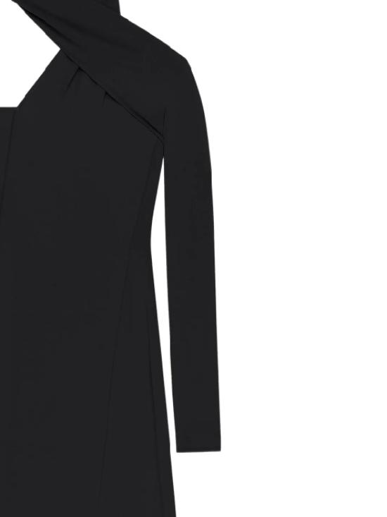 25FW 쿠레쥬 미디 원피스 425JRO735JS0145 9999 Black - COURREGES