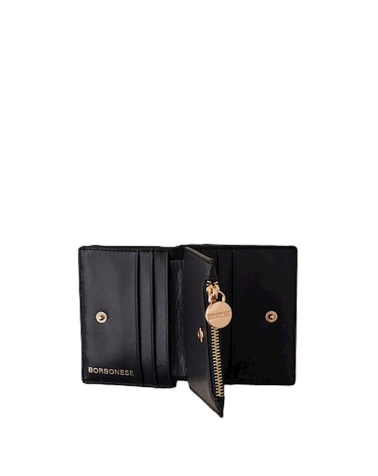 25FW 보르보네제 지갑 930163I15 Y66 Dark black - BORBONESE