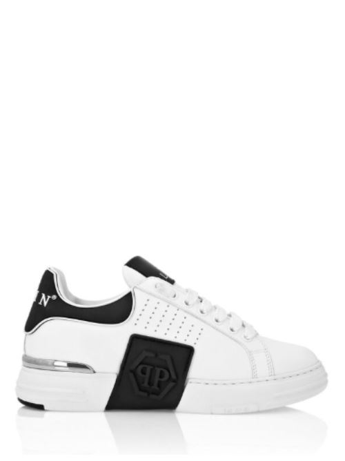 25FW 필립 플레인 스니커즈 USC0775 PLE005N 01 White black - PHILIPP PLEIN