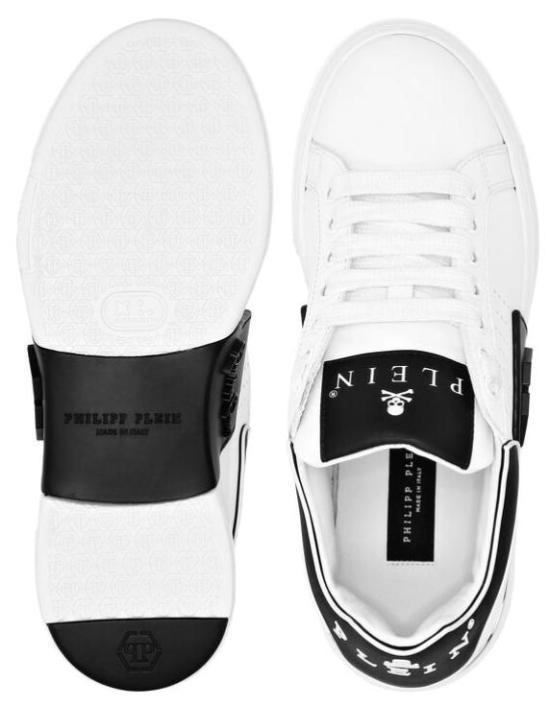 25FW 필립 플레인 드레스 슈즈 USC0775 PLE005N 01 White - PHILIPP PLEIN
