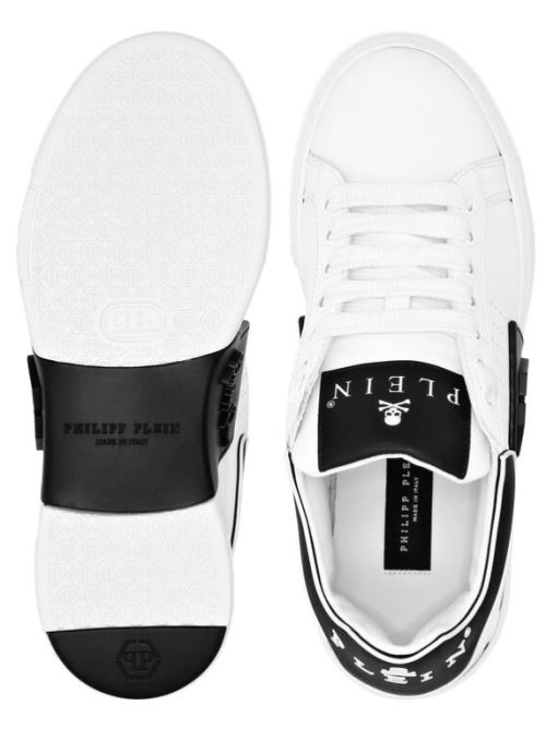 25FW 필립 플레인 스니커즈 USC0775 PLE005N 01 White black - PHILIPP PLEIN