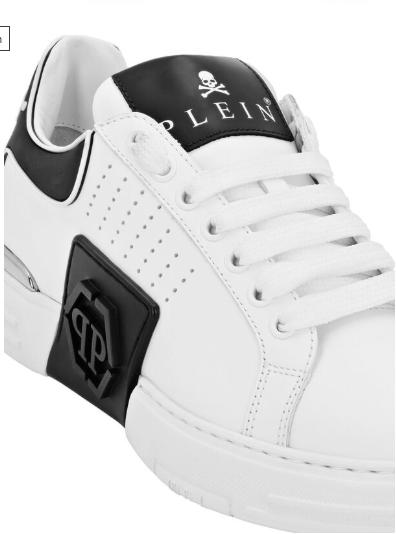 25FW 필립 플레인 드레스 슈즈 USC0775 PLE005N 01 White - PHILIPP PLEIN