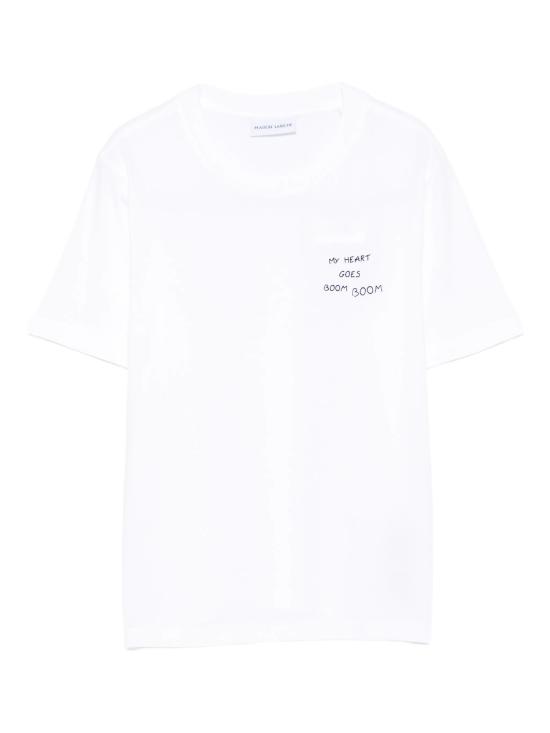 25FW 메종 라비쉬 반팔 티셔츠 YWPOPINBOOM WHITE