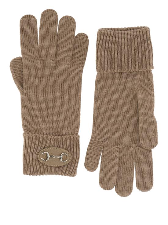 25FW 구찌 홀스빗 울 장갑 836731 3G2009700 Beige