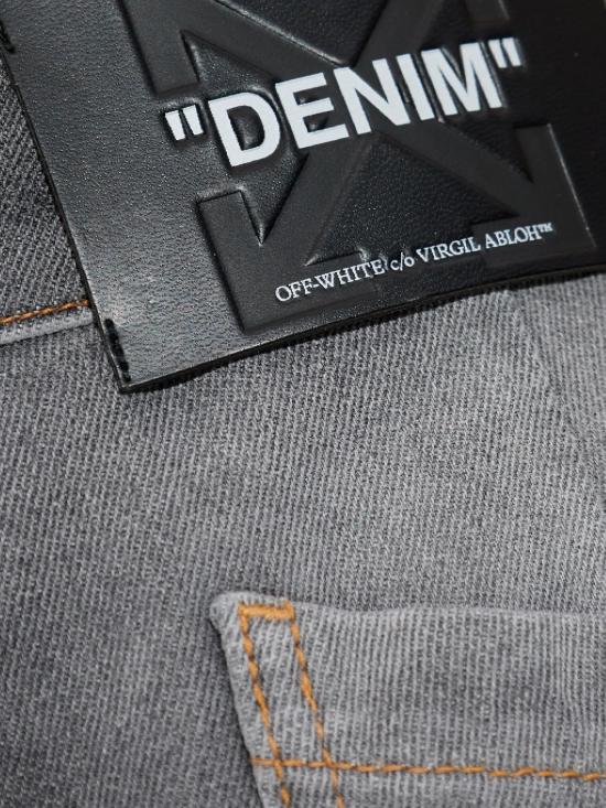 25FW 오프화이트 데님 팬츠 OWYB01IF25DEN001 1200 BLEACH BLA - OFF WHITE