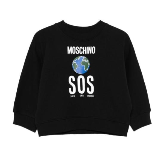 25FW [키즈] 모스키노 티셔츠 HDF06LLCA77 60100 Black