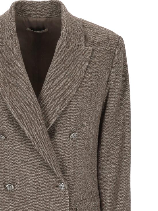 25FW 안토넬리 피렌체 수트 자켓 M3300P 897C229 Brown beige - ANTONELLI FIRENZE