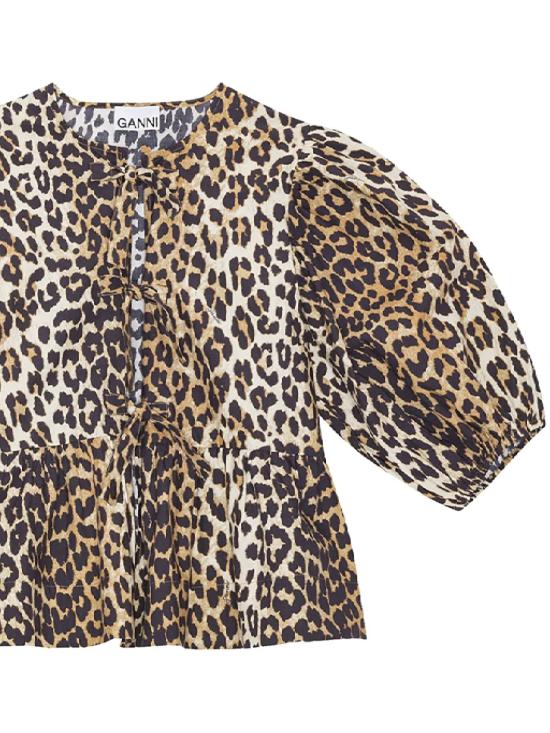 25FW 가니 셔츠 F9116 943 Brown - GANNI