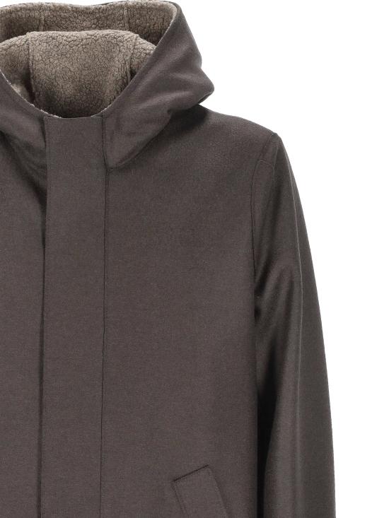 25FW 해리스와프런던 코트 CE9138MLK W 187 Graphite - HARRIS WHARF LONDON