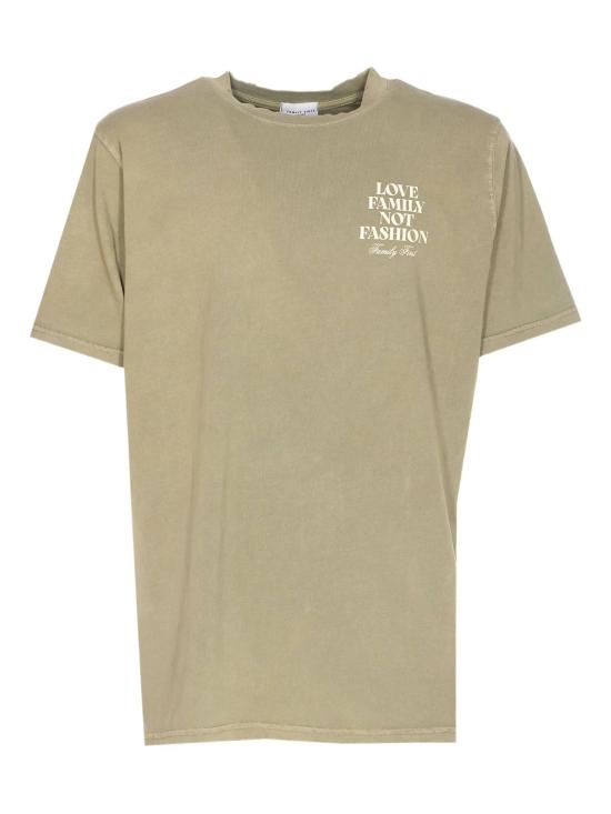 25FW 패밀리퍼스트 밀라노 반팔 티셔츠 TF2504 GREEN