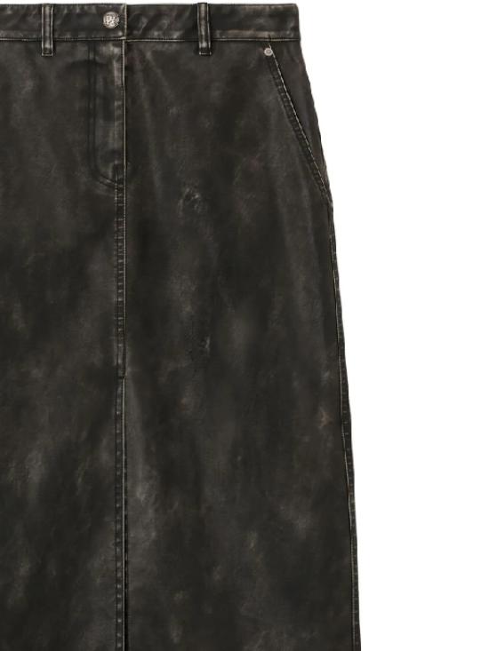 25FW 팜앤젤스 미디 스커트 PWJC014F25FAB001 0710 Grey - PALM ANGELS