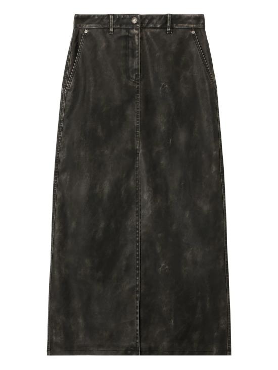 25FW 팜앤젤스 미디 스커트 PWJC014F25FAB001 0710 Grey