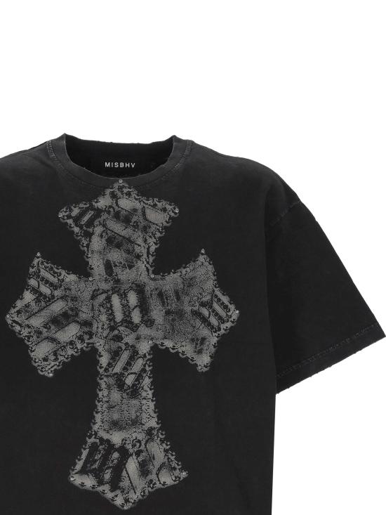 25FW 미스비헤이브 반팔 티셔츠 251M109 WASHED BLACK Washed black - MISBHV