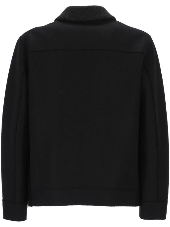 25FW 해리스와프런던 코트 CH9341MLK W 199 Black - HARRIS WHARF LONDON