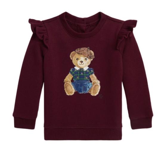 25FW [키즈] 폴로 랄프로렌 트레이닝 상의 310982874 001LW MAGIC FLEECE WINE