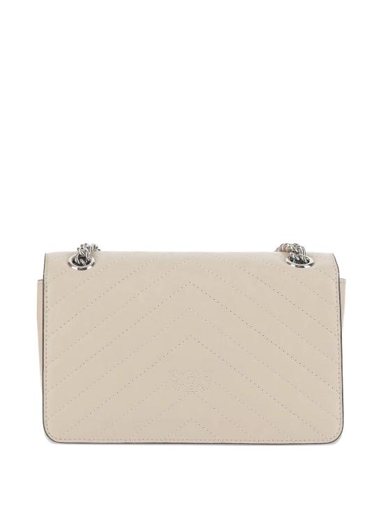 25FW 핑코 숄더백 106173 A2JCZ14E BIANCO SETA MATT SILVER - PINKO