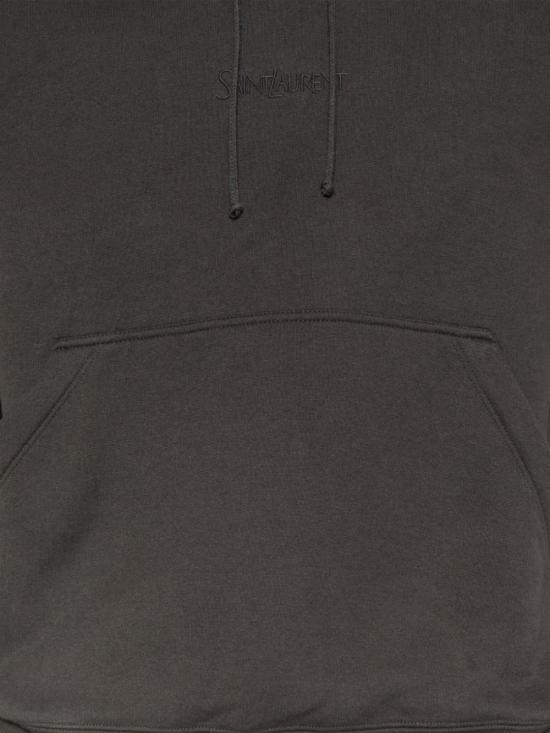 25FW 생로랑 그리 폰세 후드 818538 Y36SW1467 Acier - SAINT LAURENT