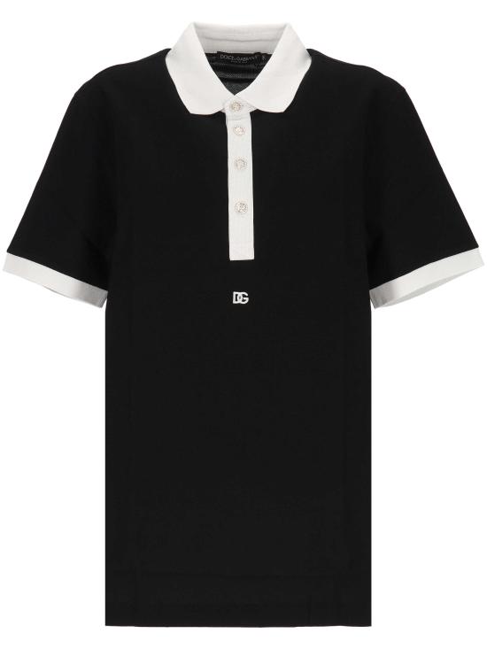 25FW 돌체앤가바나 폴로 티셔츠 G8SU4Z HU7UTN0000 Black