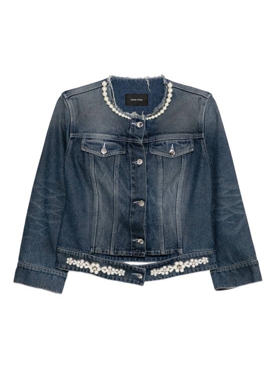 25FW 시몬로샤 수트 자켓 6135TB 1231DDISTRESSEDBLUE PEARL