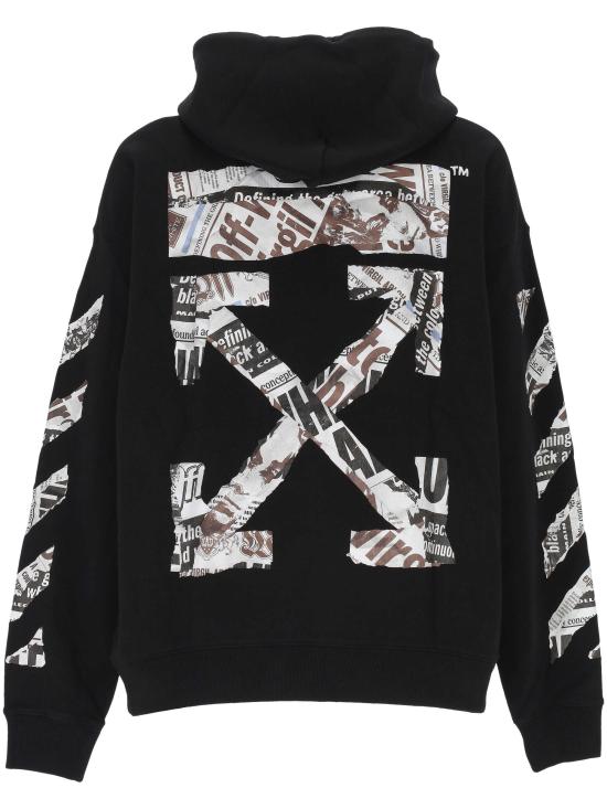 25FW 오프화이트 긴팔 티셔츠 OMBB085F25FLE00E 1001 BLACK WH - OFF WHITE