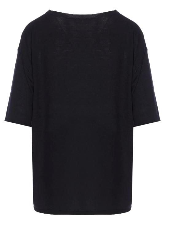 25FW 토템 스웨터 254WRT0620YA0211 001 Black - TOTEME