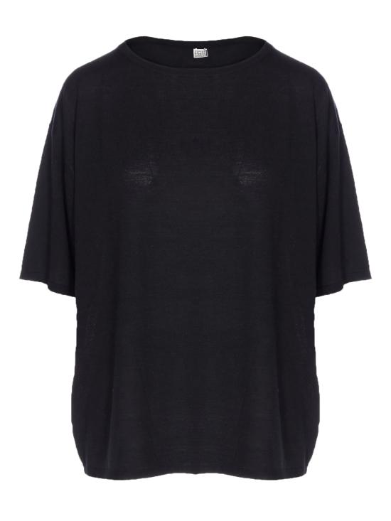 25FW 토템 스웨터 254WRT0620YA0211 001 Black