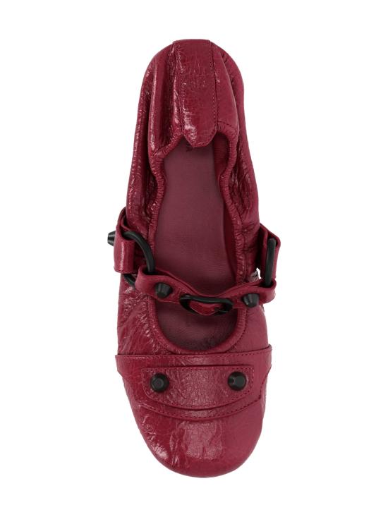 25FW 발렌시아가 플랫 슈즈 828095 WAD4Y6618 Red - BALENCIAGA