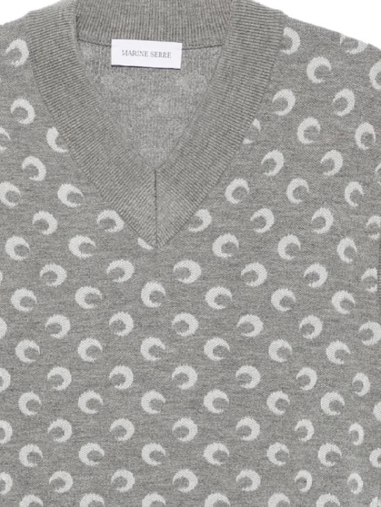 25FW 마린세르 긴팔 티셔츠 UTK004A CKNI0530GR60 MISTY GREY - MARINE SERRE