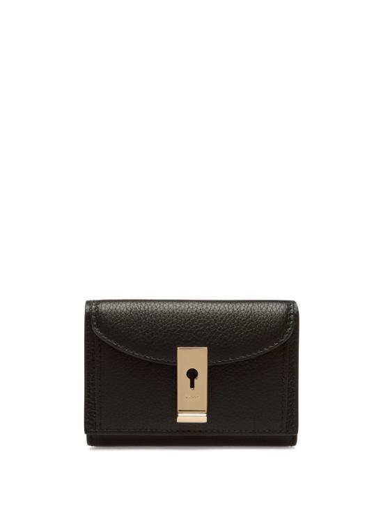 25FW 발리 지갑 WLW01P VT710U901Y BLACK YELGOLD