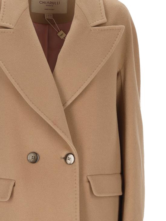 25FW 치아룰리 코트 SIBILLA 1426 Camel - CHIARULLI