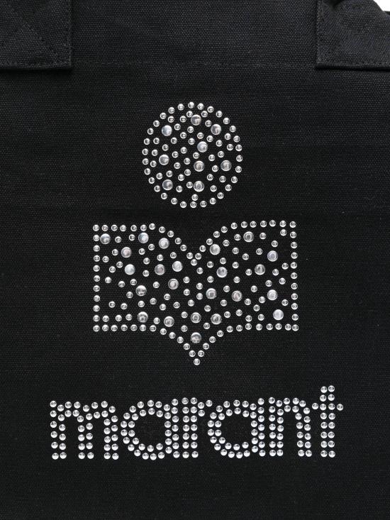 25FW 이자벨마랑 YENKY 옌키 로고 토트백 PM0062FA C3C27M02FK Faded black - ISABEL MARANT