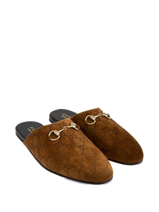 25FW 구찌 홀스빗 스웨이드 뮬 850140 AAFQV2118 - GUCCI