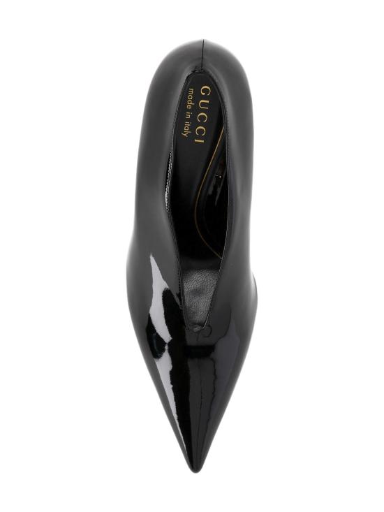 25FW 구찌 97 힐 펌프스 851419 BNC001000 Black - GUCCI