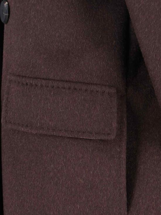 25FW 막스마라 더블 브레스티드 울 코트 2521016105600 001 Brown - MAX MARA