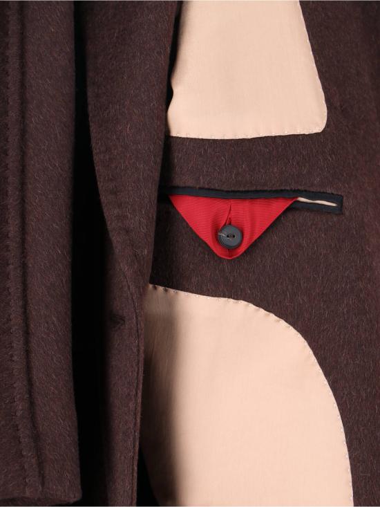 25FW 막스마라 더블 브레스티드 울 코트 2521016105600 001 Brown - MAX MARA