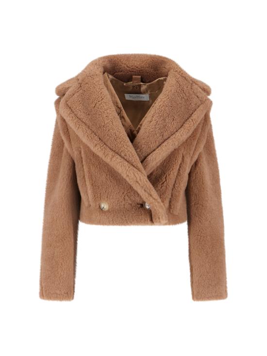 25FW 막스마라 산토스 테디 크롭 자켓 산토스 테디 크롭  2521036012600 001 Brown