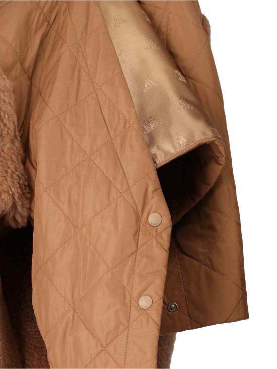 25FW 막스마라 산토스 테디 크롭 자켓 산토스 테디 크롭  2521036012600 001 Brown - MAX MARA