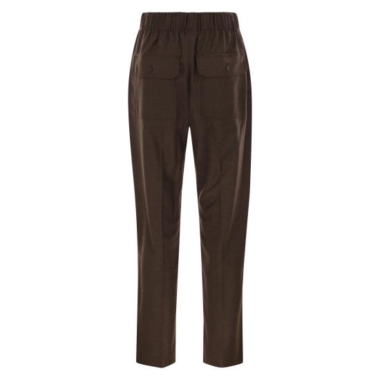 25FW 위켄드막스마라 스트레이트 팬츠 2525136022600 CHOCOLATE - WEEKEND MAX MARA