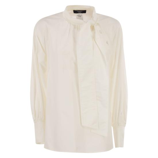 25FW 위켄드막스마라 블라우스/셔츠 2525116013600 WHITE