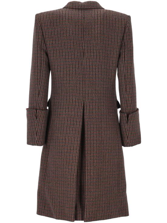 25FW 끌로에 코트 25WMA14169 990 GREY RED - CHLOE