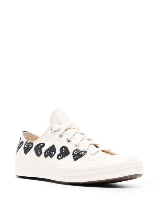  꼼데가르송 꼼데가르송 x 컨버스 로우 스니커즈 AZK126001 White - COMME DES GARCONS