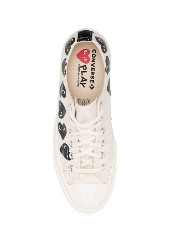  꼼데가르송 꼼데가르송 x 컨버스 로우 스니커즈 AZK126001 White - COMME DES GARCONS