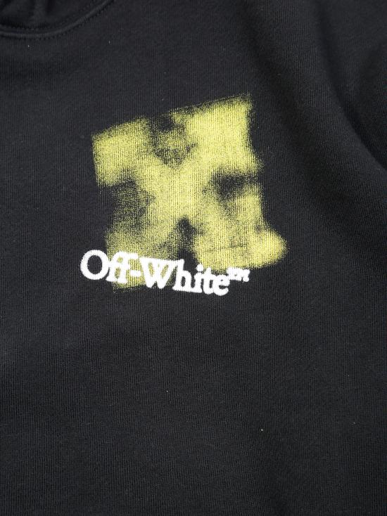 25FW [키즈] 오프화이트 티셔츠 OBBB001F25FLE0041018 NERO - OFF WHITE