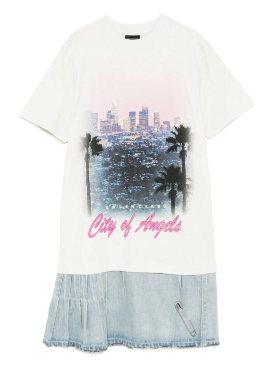 25FW 발렌시아가 반팔 티셔츠 838726 TSWB94200