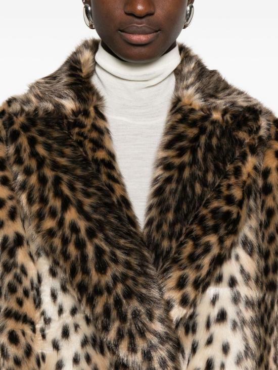 25FW 비비 쿠튀르 코트 LEOPARD M Brown - B&B COUTURE