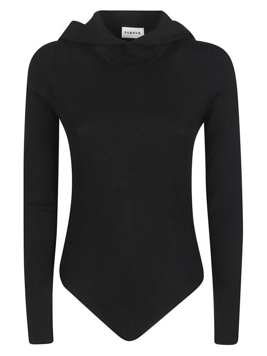 25FW 파로쉬 바디수트 티셔츠 D500713LEILA25 Black